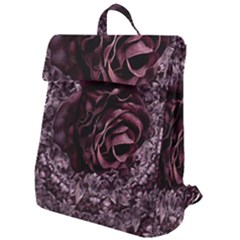 Rose Mandala Flap Top Backpack