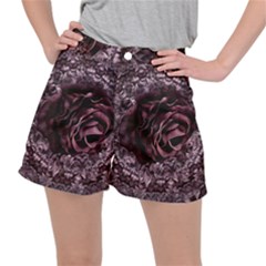 Rose Mandala Women s Ripstop Shorts