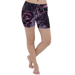 Rose Mandala Lightweight Velour Yoga Shorts