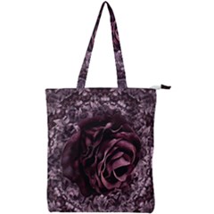 Rose Mandala Double Zip Up Tote Bag