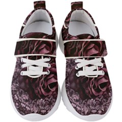 Rose Mandala Kids  Velcro Strap Shoes by MRNStudios