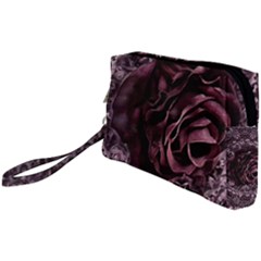 Rose Mandala Wristlet Pouch Bag (Small)