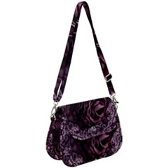 Rose Mandala Saddle Handbag by MRNStudios