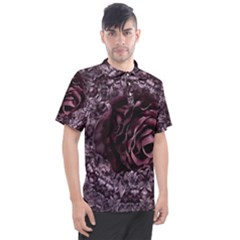 Rose Mandala Men s Polo Tee