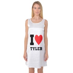 I Love Tyler Sleeveless Satin Nightdress by ilovewhateva