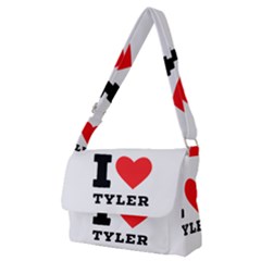 I Love Tyler Full Print Messenger Bag (m) by ilovewhateva