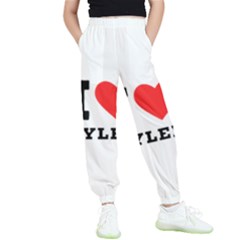 I Love Tyler Kids  Elastic Waist Pants by ilovewhateva