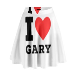 I Love Gary High Waist Skirt