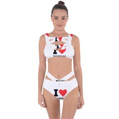 I Love Nicholas Bandaged Up Bikini Set  by ilovewhateva