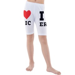 I love eric Kids  Mid Length Swim Shorts