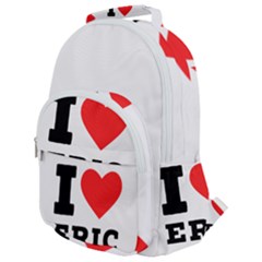 I love eric Rounded Multi Pocket Backpack