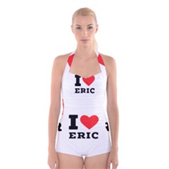 I love eric Boyleg Halter Swimsuit 