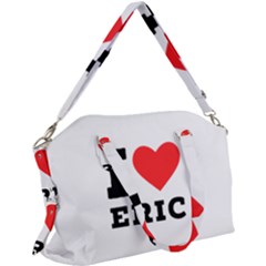 I love eric Canvas Crossbody Bag