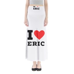 I love eric Full Length Maxi Skirt