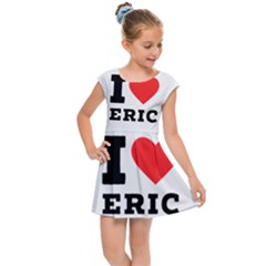 I love eric Kids  Cap Sleeve Dress