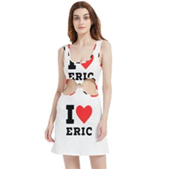 I love eric Velour Cutout Dress