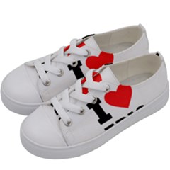 I love eric Kids  Low Top Canvas Sneakers