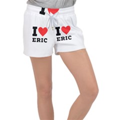 I love eric Women s Velour Lounge Shorts