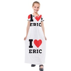 I love eric Kids  Short Sleeve Maxi Dress