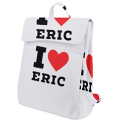 I love eric Flap Top Backpack