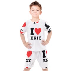 I love eric Kids  Tee and Shorts Set