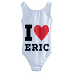 I love eric Kids  Cut-Out Back One Piece Swimsuit