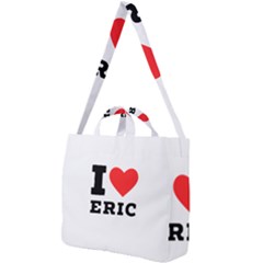 I love eric Square Shoulder Tote Bag