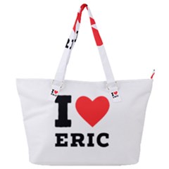 I love eric Full Print Shoulder Bag