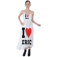 I love eric Tie Back Maxi Dress