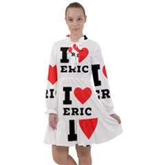 I love eric All Frills Chiffon Dress