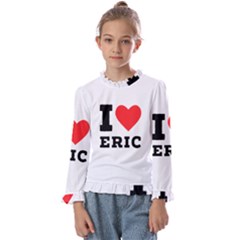 I love eric Kids  Frill Detail Tee