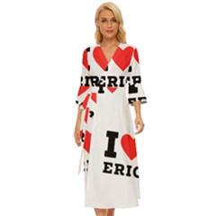 I love eric Midsummer Wrap Dress