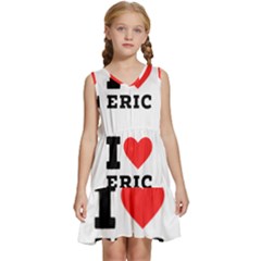 I love eric Kids  Sleeveless Tiered Mini Dress