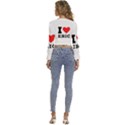 I love eric Long Sleeve V-Neck Top View4