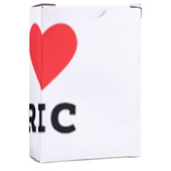 I love eric Playing Cards Single Design (Rectangle) with Custom Box