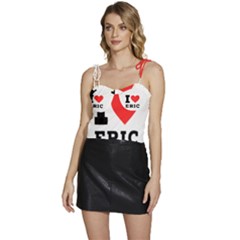 I Love Eric Flowy Camisole Tie Up Top by ilovewhateva