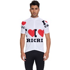 I love eric Men s Short Sleeve Cycling Jersey