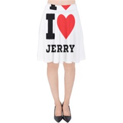 I Love Jerry Velvet High Waist Skirt by ilovewhateva