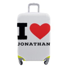 I Love Jonathan Luggage Cover (small) by ilovewhateva