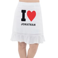 I Love Jonathan Fishtail Chiffon Skirt by ilovewhateva