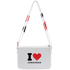 I Love Jonathan Double Gusset Crossbody Bag by ilovewhateva