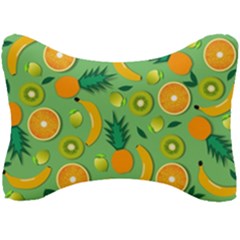 Fruit Tropical Pattern Design Art Seat Head Rest Cushion by danenraven