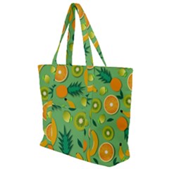 Fruit Tropical Pattern Design Art Zip Up Canvas Bag by danenraven