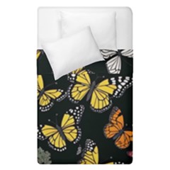 Flowers Butterfly Blooms Flowering Spring Duvet Cover Double Side (single Size) by Jancukart