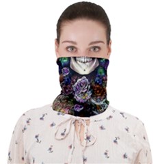 Dead Cute Skull Floral Face Covering Bandana (adult)