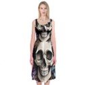Skull Bones Midi Sleeveless Dress View1