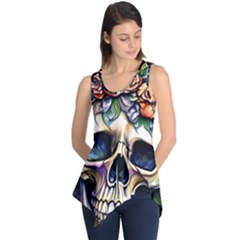 Skull Dead Sleeveless Tunic by GardenOfOphir