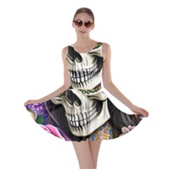 Sugar Skull Skater Dress by GardenOfOphir