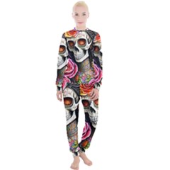 Sugar Skull Women s Lounge Set by GardenOfOphir