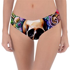 Gothic Skull Reversible Classic Bikini Bottoms by GardenOfOphir